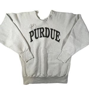 Purdue University Boilermakers 90s vintage crewneck sweatshirt distressed